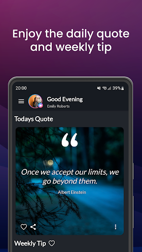 Android application Legendary Quotes & Motivation screenshort