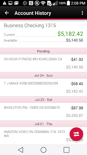 OHecu Mobile Banking Screen 2