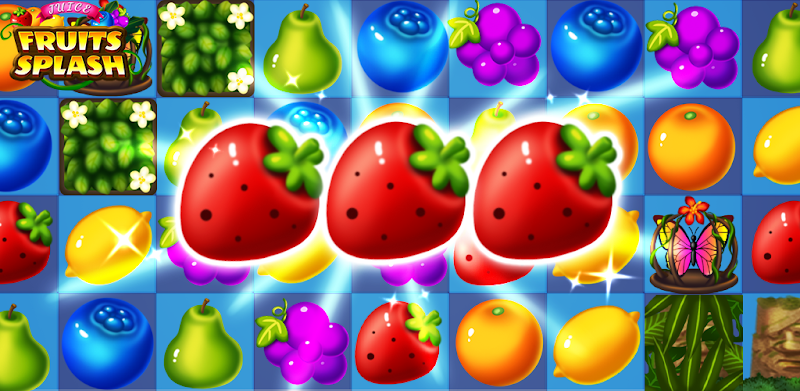 Juice Fruit Splash : Sweet Match3 Puzzle Pop