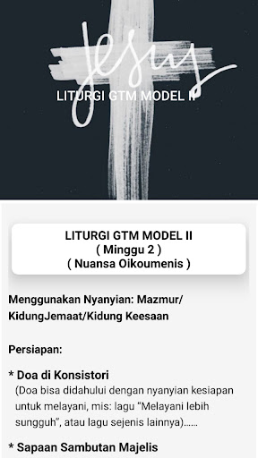 Android application Liturgi GTM screenshort