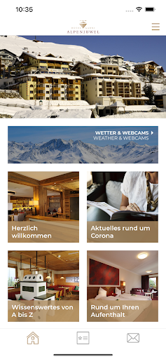 Android application Hotel Garni Alpenjuwel screenshort