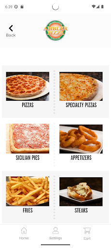 Screenshot of Ambler Pizza