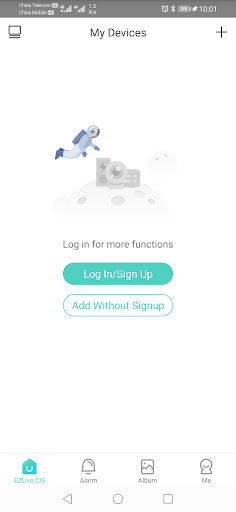 Android application EZLive CIS screenshort