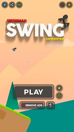 Stickman Swing Hook Rope Hero - Screenshot 1