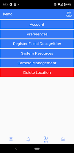 Screenshot of FortiRecorder Mobile