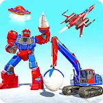 Cover Image of Descargar Excavadora de nieve Robot Car Game-Robot Transform Game 1.0.9 APK
