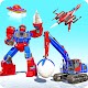 Snow Excavator Robot Car Game-Robot Transform Game Laai af op Windows