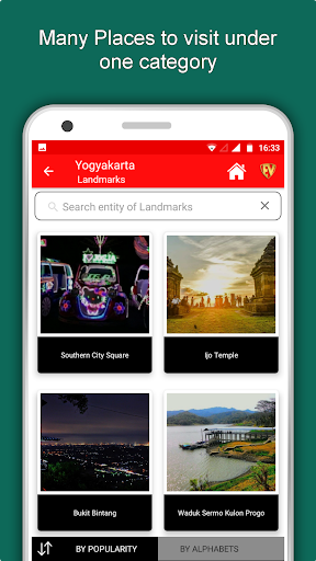 Yogyakarta Travel & Explore, O Screen 3