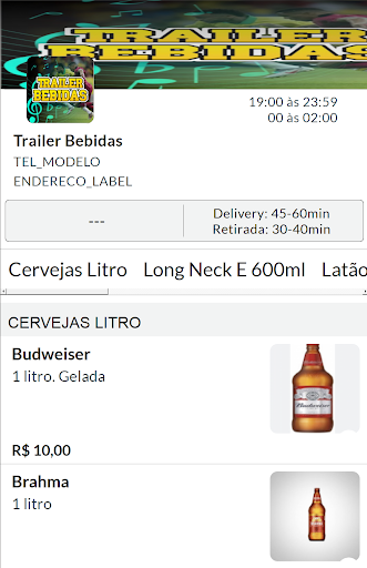 Android application Trailer Bebidas screenshort