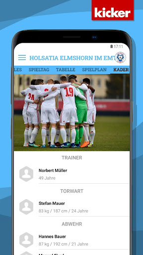 Holsatia Elmshorn im EMTV Screen 3