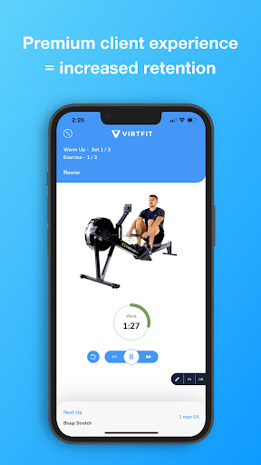 Virtfit - Fitness App Screen 3