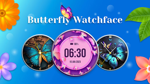 Butterfly Watchface: Wear OS Screenshot 2 - AppWisp.com