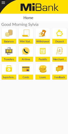 MiBank Mobile Banking Screen 3