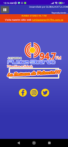 Android application RUMBA STEREO 94.7 FM screenshort