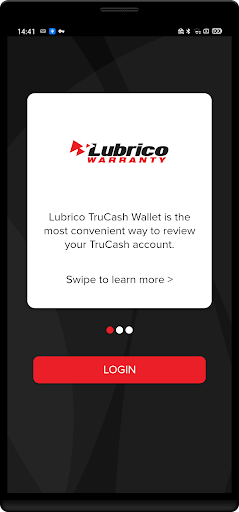 Android application Lubrico TruCash Wallet screenshort