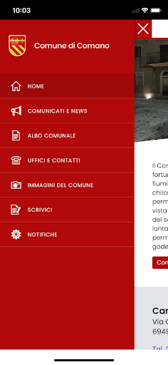 Comune di Comano Screen 2
