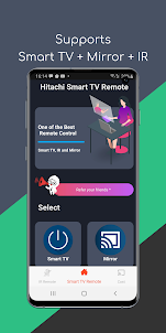 Hitachi Smart TV Remote