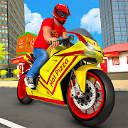 City Pizza Delivery Boy: Moto Free Bike Games