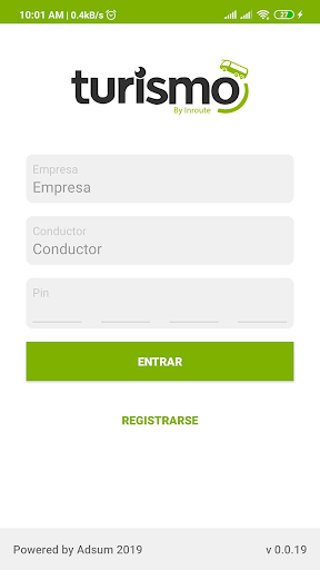 Android application Inroute Turismo screenshort