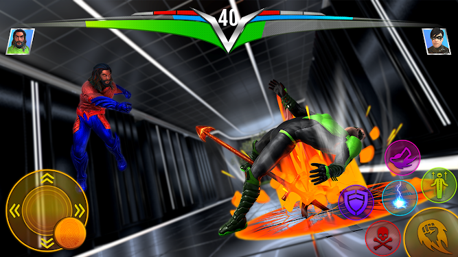 #2. Street Fight Spider Hero 3D (Android) By: Khan Gammers