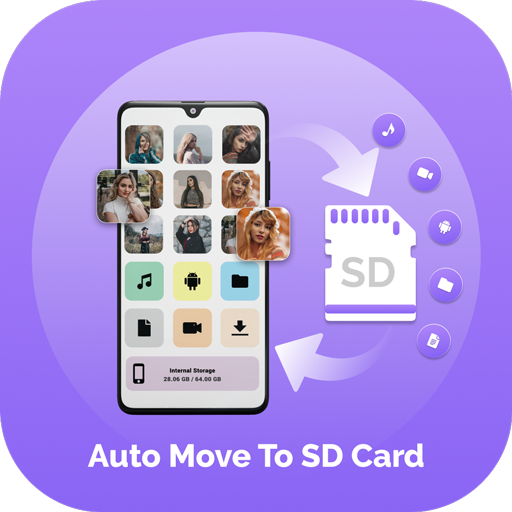Move File to SD Card  Icon