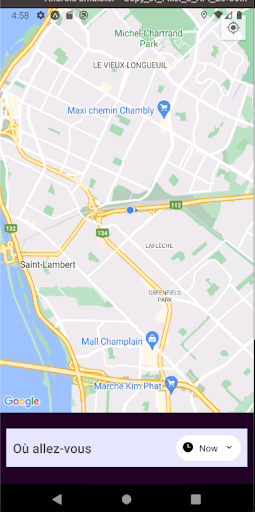 Android application GoFast screenshort