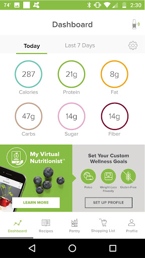 NutriBullet Balance Screen 2