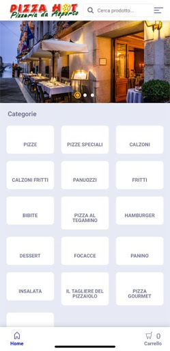 Android application Pizza Hot screenshort