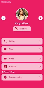 Kinigra Deon Fake Call & Video