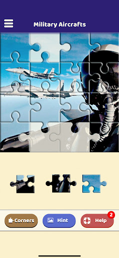 Military Aircrafts Puzzle Screen 2