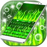 Green Flame Keyboard icon