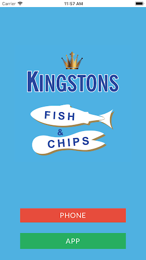 Android application Kingstons Fish & Chips screenshort