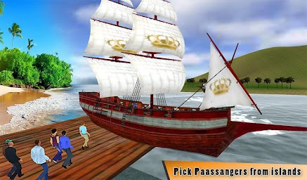 Water Taxi: Pirate Ship Transport 3D