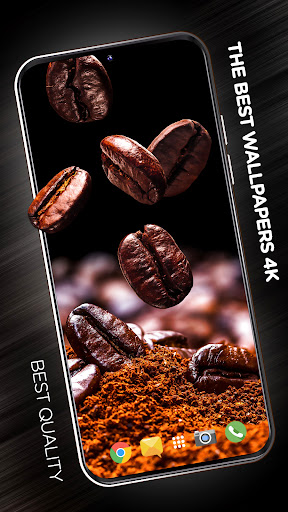 Android application Coffee Wallpapers 4K screenshort