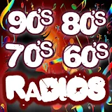Oldies 60s 70s 80s 90s music. Retro Radios icon