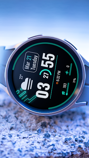 Screenshot of Minimalist Marvel Watch Face