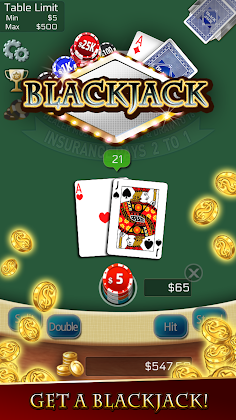 Blackjack 21 Mania - Screenshot 1
