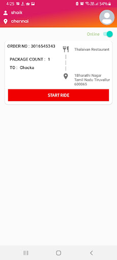 Thalaivar Delivery Screen 3