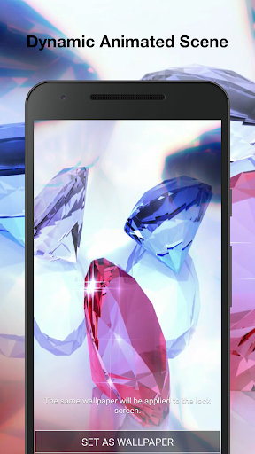 Diamonds Live Wallpaper Pro Screen 2