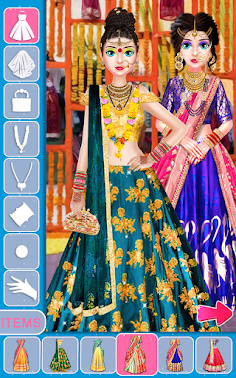 Indian Bride Makeup Dress Game - Screenshot 3