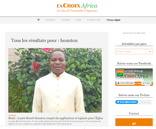 La Croix Afrique Screen 3