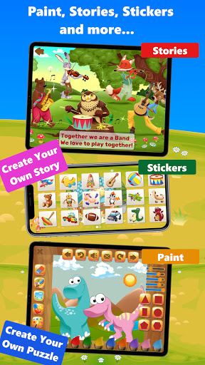 Screenshot of Dino Preschool Learning Games