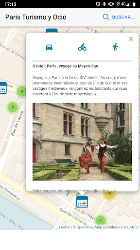 Android application Paris Tourism and leisure screenshort