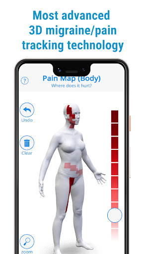 Android application PainTrek screenshort