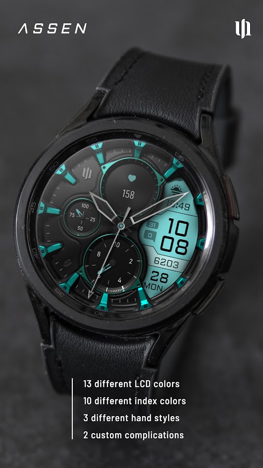 #2. S4U Assen - Hybrid watch face (Android) Ved: styles4you