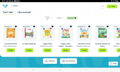 Android application HUB Kids screenshort