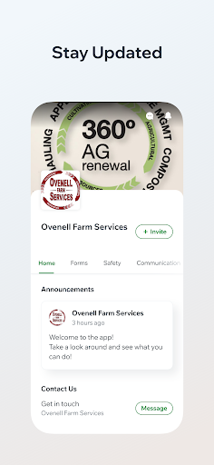 Ovenell Farm Services Screen 3