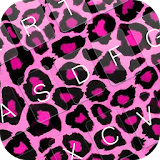 Pink Cheetah Keyboard icon