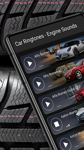 Android application Car Ringtones — Engine Sounds screenshort