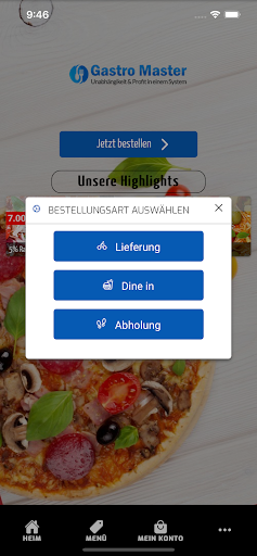 Android application Demo - Gastro Master screenshort